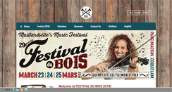 Desktop Screenshot of festivaldubois.ca